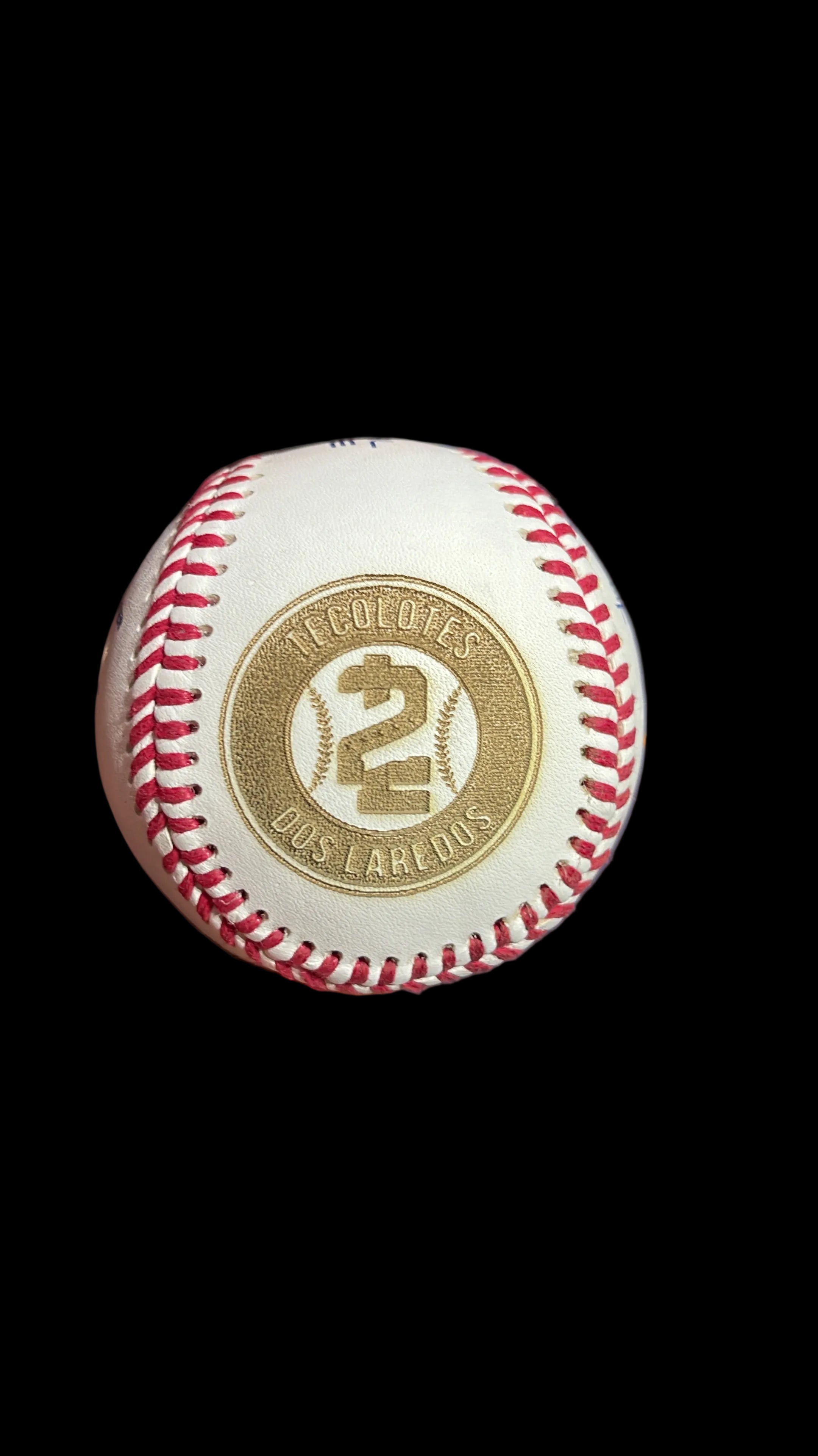 Custom marked baseball