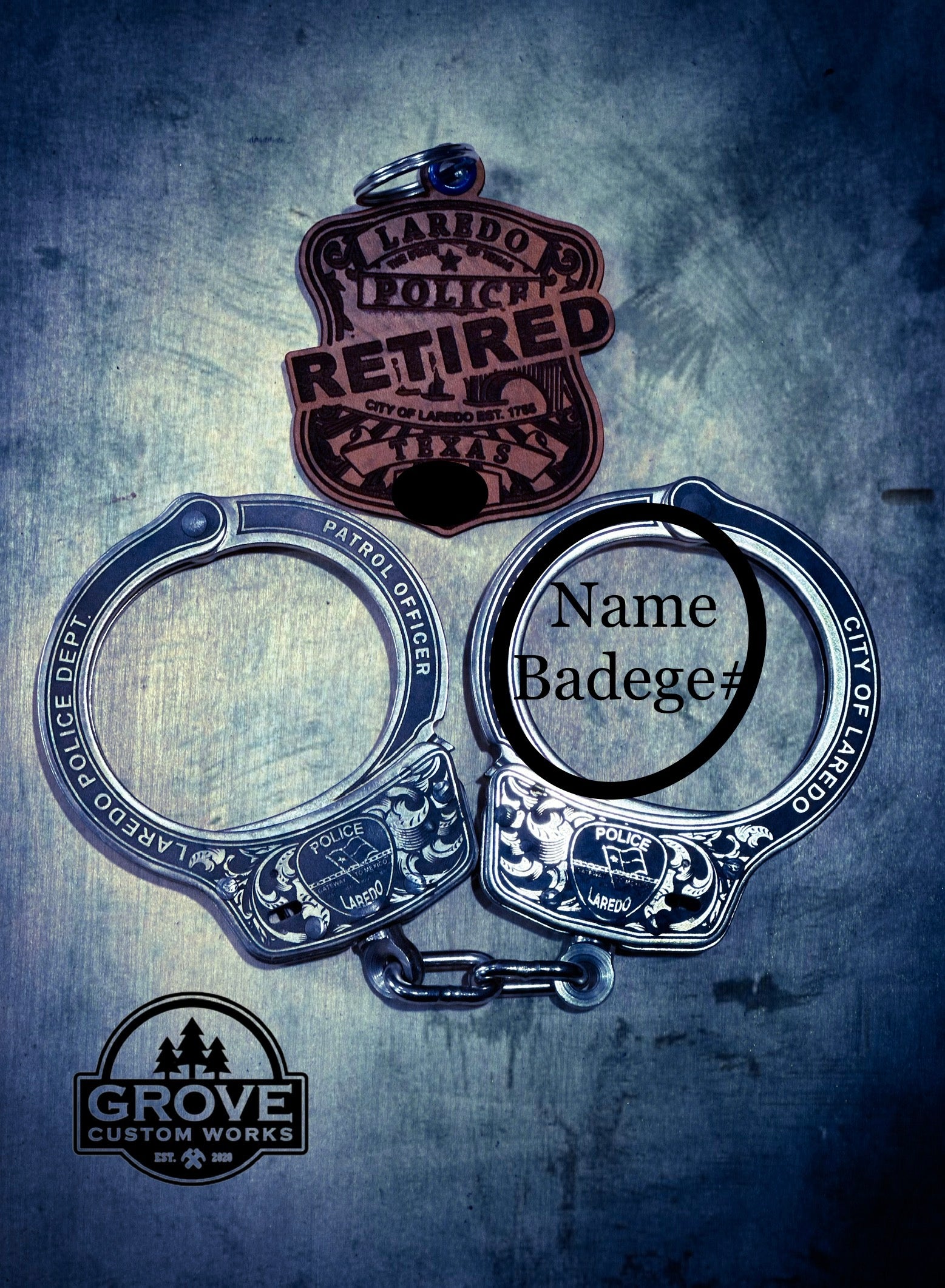 Laredo Police Department handcuffs