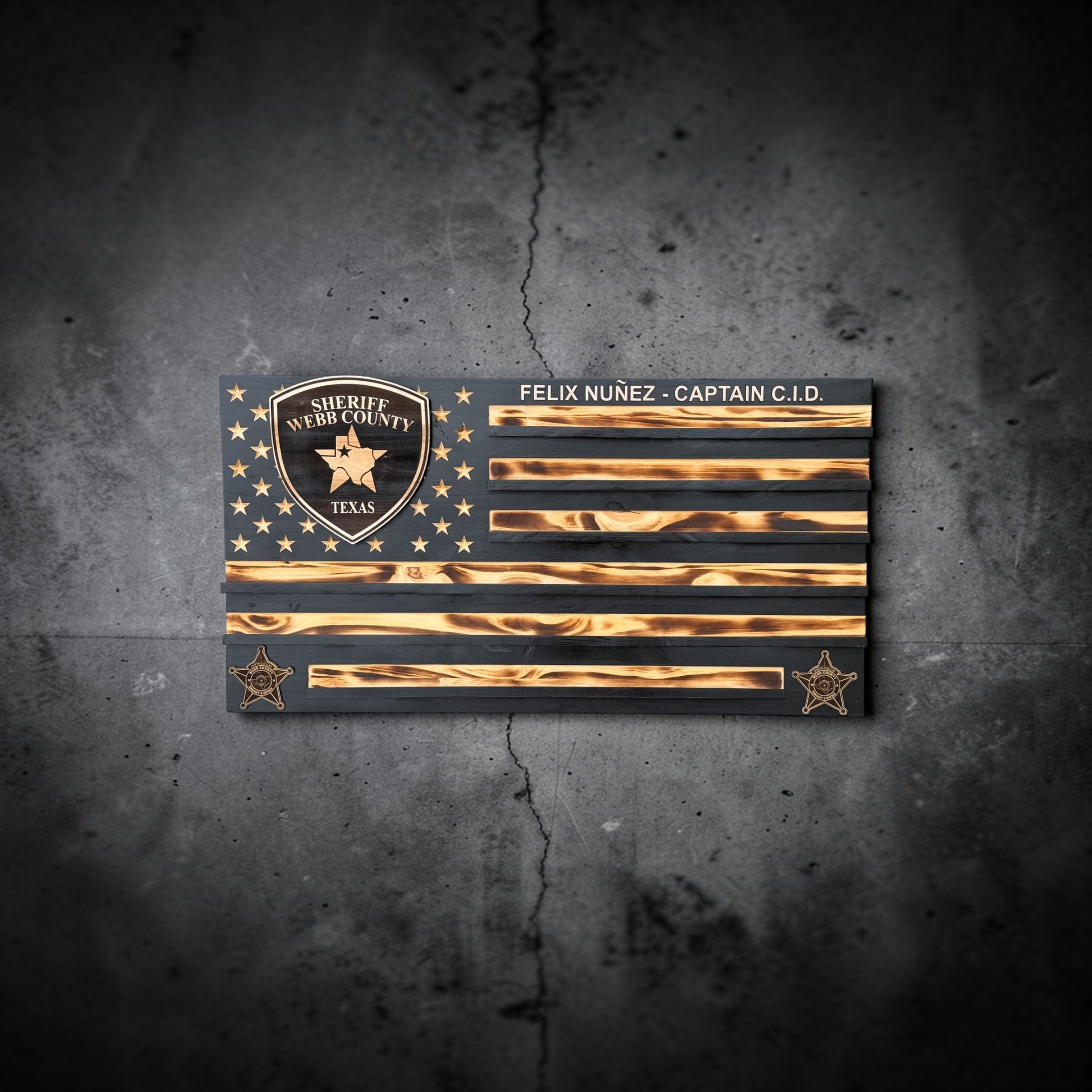 Challenge Coin Flag