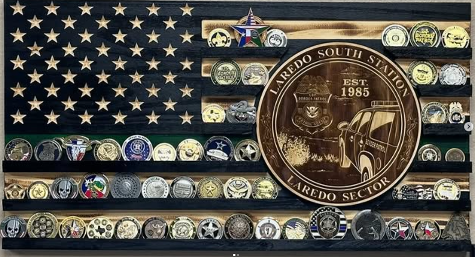 Challenge Coin Flag